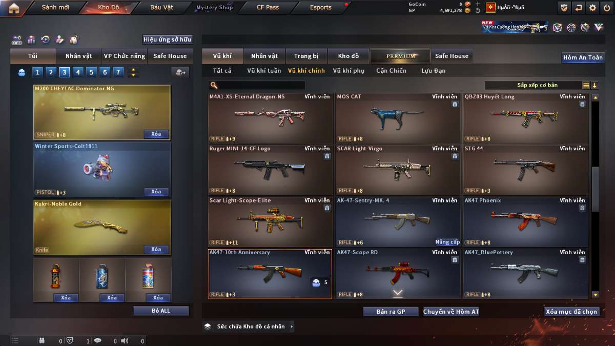 shop acc cf uy tin gia re